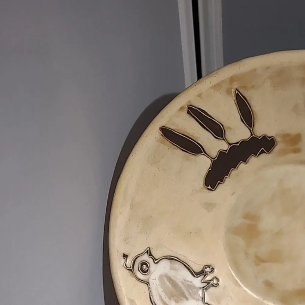 HANDCRAFTED BOWL DESIGNED BY MARA | DESERT QUAIL SOUTHWESTERN POTTERY